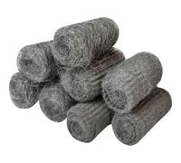Faithfull 8 Piece Assorted Grades Steel Wool