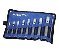 Faithfull 8 Piece Box Spanner Set in Roll