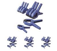 Faithfull 8 Piece Spring Clamp Set: 4 x 50mm 4 x 75mm Clamping Force: 12kg & 15kg (Pack of 4)