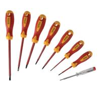 Faithfull SDVDESET7 Soft Grip VDE Screwdriver Set (7 Pieces)