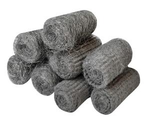 Faithfull 820898 Steel Wool Assorted Grades 20G Rolls (Pack 8)
