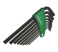 Faithfull 9 Piece Long Hexagon Allen Key Set Imperial