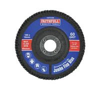 Faithfull Abrasive Jumbo Flap Disc 100mm Medium Faifd100M
