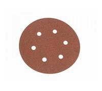 Faithfull AD150120H Hook and Loop Sanding Disc DID2 Holed 150mm x 120g (Pack of 25)