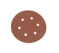 Faithfull AD15040H Hook and Loop Sanding Disc DID2 Holed 150mm x 40g (Pack of 25)