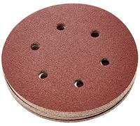 Faithfull AD15080H Hook and Loop Sanding Disc DID2 Holed 150mm x 80g (Pack of 25)