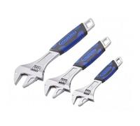 Faithfull Adjustable Spanner Set, 3 Piece Multi Colour (One Size)