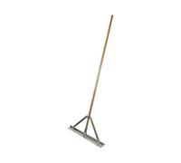Faithfull RI36-LSTBLWH Aluminium Builderfts Spazzle With Wooden Handle