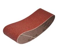 Faithfull Aluminium Oxide Cloth Belts 60mm x 400mm 60mm x 400mm 40g Pack of 3