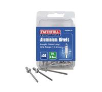 Faithfull Aluminium Rivets 4.8 X 14mm Long Pre-Pack Of 50 Faiar5L50
