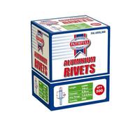 Faithfull Aluminium Rivets FAIAR5L500 5mm Long Pack of 500
