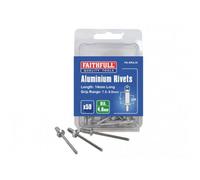 Faithfull Aluminium Rivets Multi Colour (5mm Long (Pack 50))