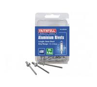 Faithfull Aluminium Rivets Multi Colour (5mm Short Pack 50)