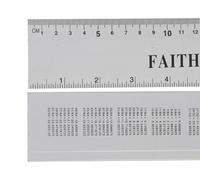 Faithfull Aluminium Rule 300mm / 12In Fairule300