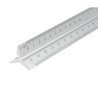 Faithfull Aluminium Triangle Scale Rule 300mm Fairuletri