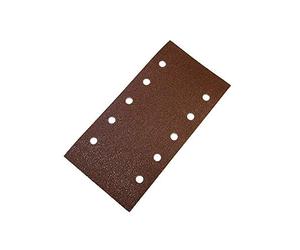 Faithfull AOHSHLA 1/2 Orbital Sanding - Red Hook and Loop Punched (Pack of 5) Assorted