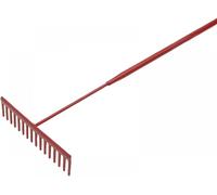 Faithfull Asphalt Rake Tubular Shaft 16T Flat