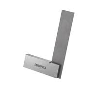 Faithfull Engineers Steel Try Square 75mm (3in) - Precision Ground, Hardened Steel Blade, Accurate Marking, Measuring & Layout Tool for Metalworking & Woodworking