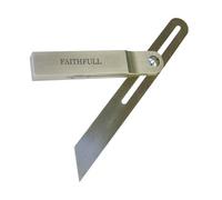 Faithfull Atb2502 Aluminium Sliding Bevel Stainless Steel Blade 250mm (9.3/4In) Faisb250Ss