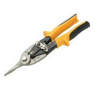 Faithfull C/Pound Aviation Snips-Yellow Strgt Cut