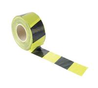 Faithfull Barrier Tape Black Yellow Black Yellow