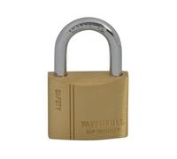 Faithfull Bc0440 Brass Padlock 40mm 3 Keys Faiplb40