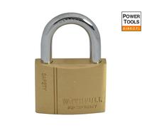 Faithfull BC0450 Brass Padlock 50Mm 3 Keys