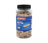 Faithfull Beechwood Dowels - 8mm x 40mm (Tub of 150)