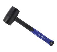 Faithfull Rubber Mallet FAIRMBF24 - Black Fibreglass Shaft 24oz