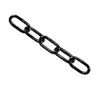 Faithfull Black Japanned Chain Multi Colour (4mm X 30M Reel - Max Load 120Kg)