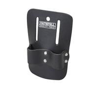 Faithfull Scaffold Spanner Holder – Double Loop – Black Leather for Tool Belt