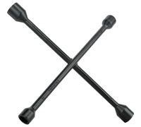 Faithfull 4-Way Wheel Brace Black Powder Coated 14in