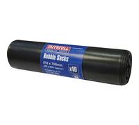 Faithfull Black Rubble Sacks Pack of 10