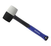 Faithfull Black & White Fibreglass Mallet 24Oz