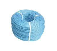 Faithfull Blue Poly Rope Multi Colour (6mm X 220M)