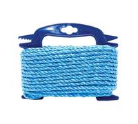 Faithfull Blue Poly Rope On Hasp Multi Colour (6mm X 20M)