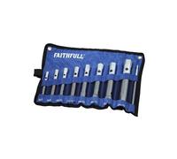 Faithfull Box Spanner Set, 8 Piece in Blue Faithfull Blue