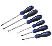 Faithfull Boxed Soft Grip Screwdriver Set, 6 Piece Faisdset6Pro
