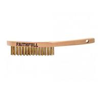 Faithfull Br Scratch Brush Multi Colour (Three Row)