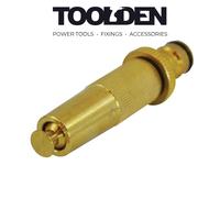 Faithfull Brass Adjustable Spray Nozzle 12.5mm (1/2in)