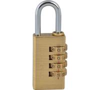 Faithfull Brass Combination Padlock 28mm FAIPLB28COM