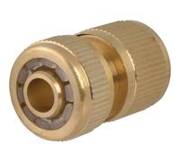 Faithfull FAIHOSEWC Brass Female Water Stop Connector 12.5mm (1/2in)