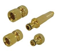 Faithfulll Brass Dual Tap Connector 12.5-19mm (1/2 - 3/4in) FAIHOSETC