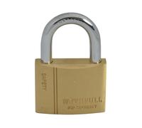 Faithfull Brass Padlock 20mm, 25mm, 30mm, 40mm, 50mm | 3 Keys