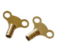 Faithfull Radiator Keys - Brass (Pkt 2)