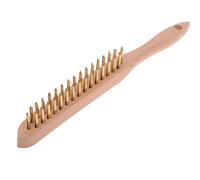 Faithfull FAI680B2 680/B2 Brass Wire Scratch Brush - 2 Row