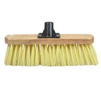 Faithfull Threaded Socket Soft Cream PVC Bristle Broom Head 12" 12"
