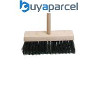 Faithfull Broom PVC 325mm 13in Head complete with Handle FAIBRPVC13H