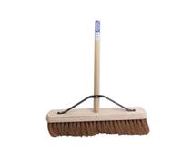 Faithfull Broom Soft Coco 450Mm (18In) + Handle & Stay