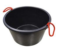 Faithfull PATROL BUILDING CONTAINER 40LT Builderfts Bucket 40 Litre (9 Gallon) - Black